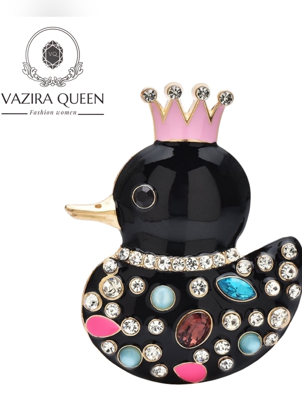 VQ Duck Brooch